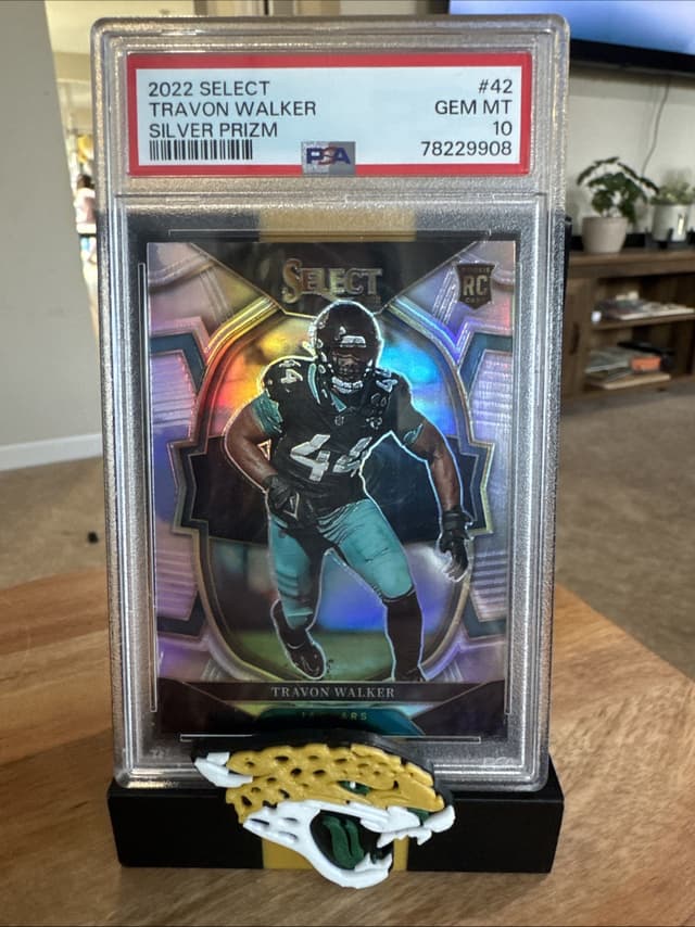 Travon Walker Panini Select #42 Silver Prizm