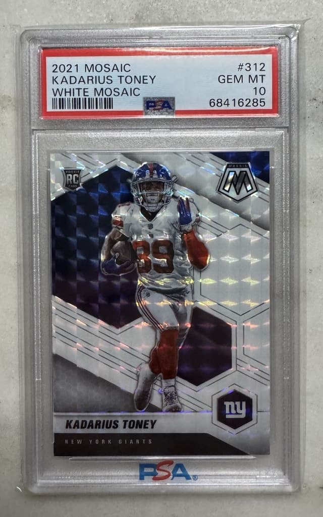 Kadarius Toney Panini Mosaic #312 White Mosaic