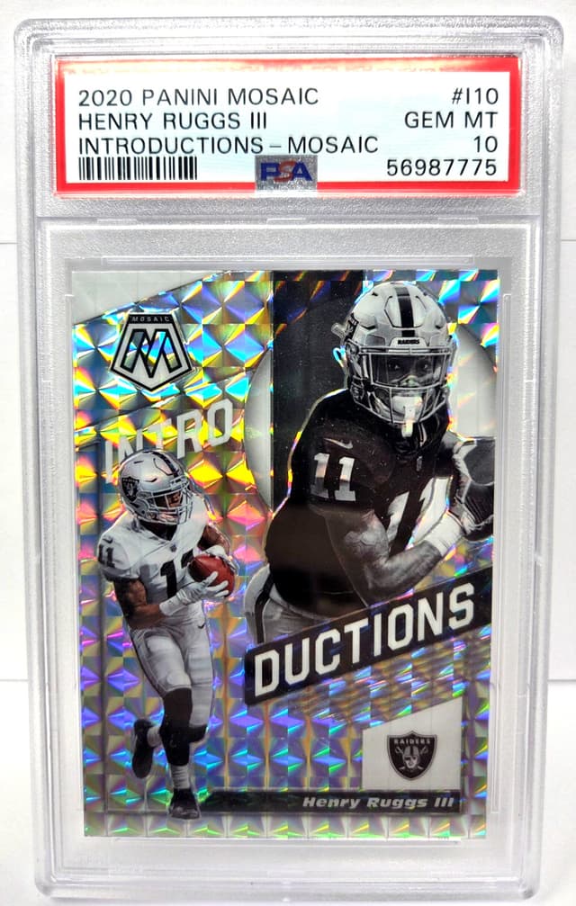 Henry Ruggs III Panini Mosaic Introductions #I10 Base