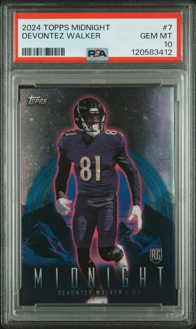 Devontez Walker Topps Midnight #7 Base