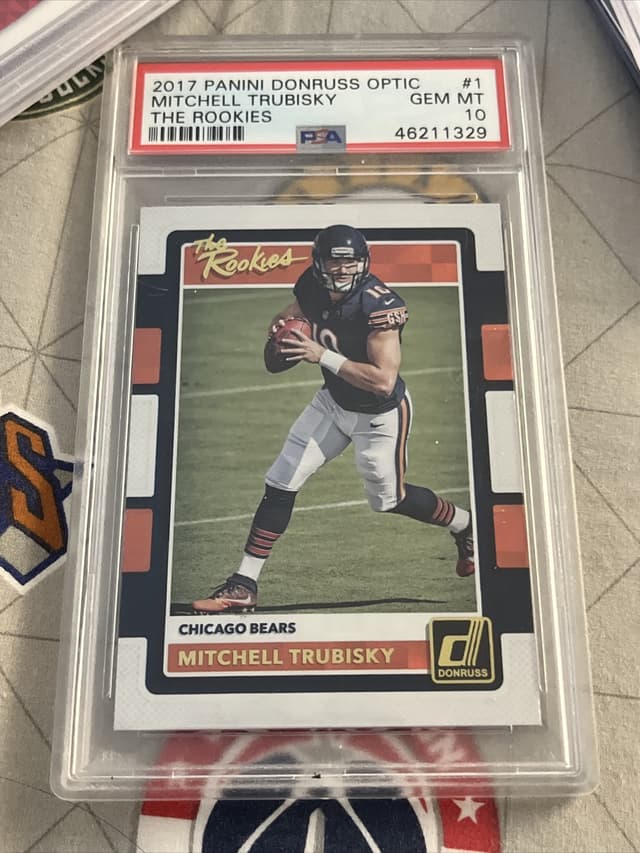 Mitchell Trubisky Panini Donruss the Rookies #1 Base