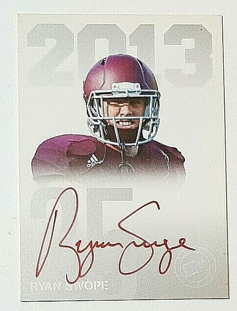 Ryan Swope Press Pass Autographs #RS Red Ink