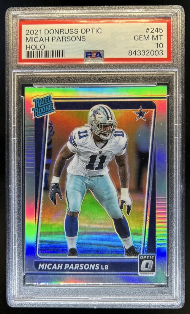 Micah Parsons Panini Donruss Optic #245 Holo