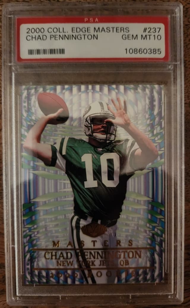 Chad Pennington Collector's Edge Masters #237 Base