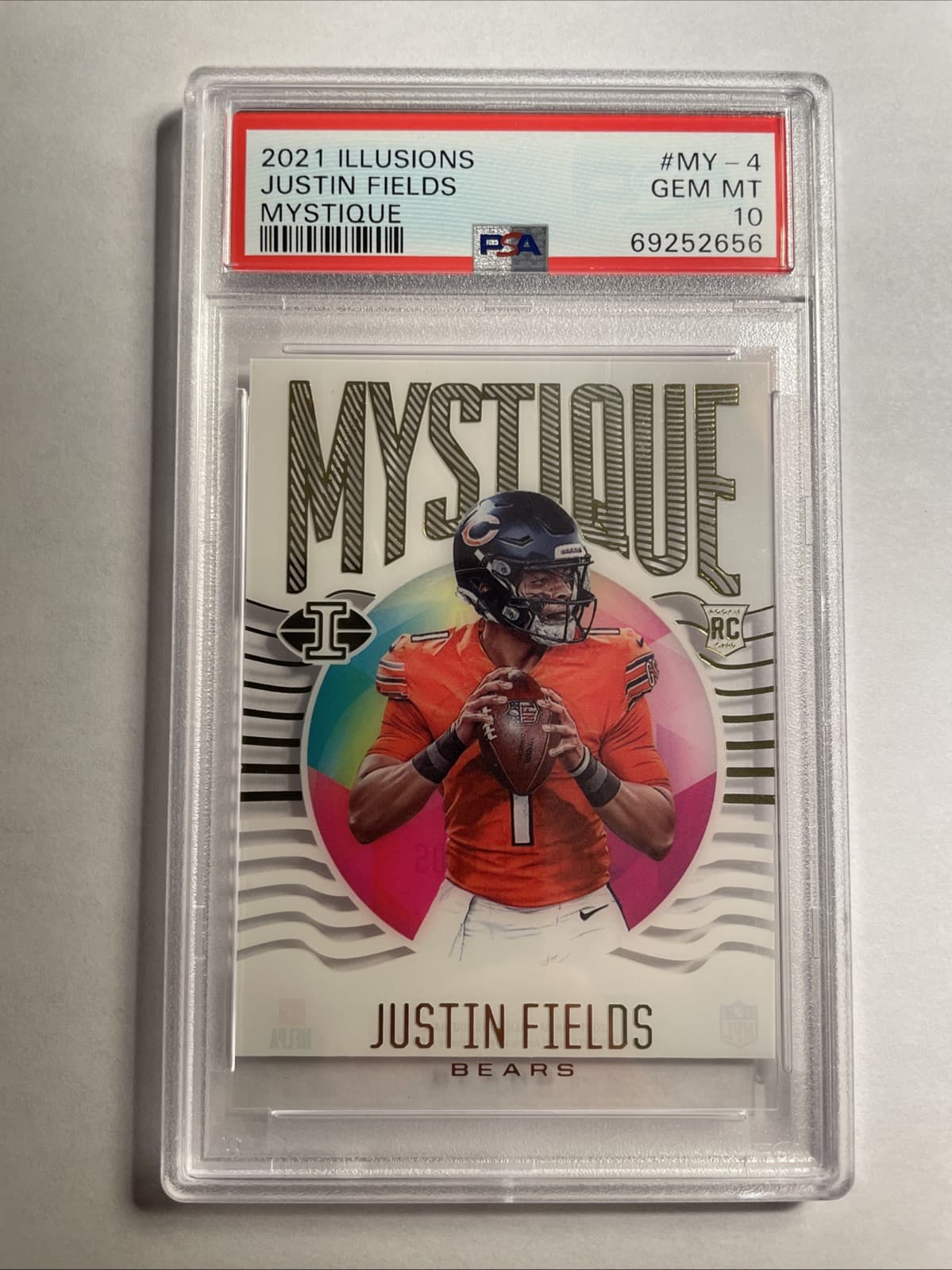 Justin Fields Panini Illusions Mystique #MY4 Base