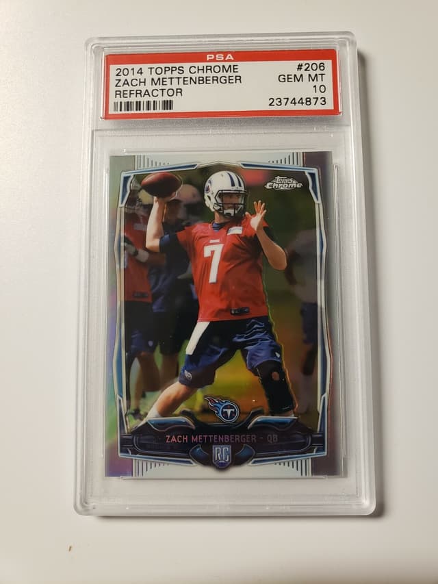 Zach Mettenberger Topps Chrome #206 Refractor