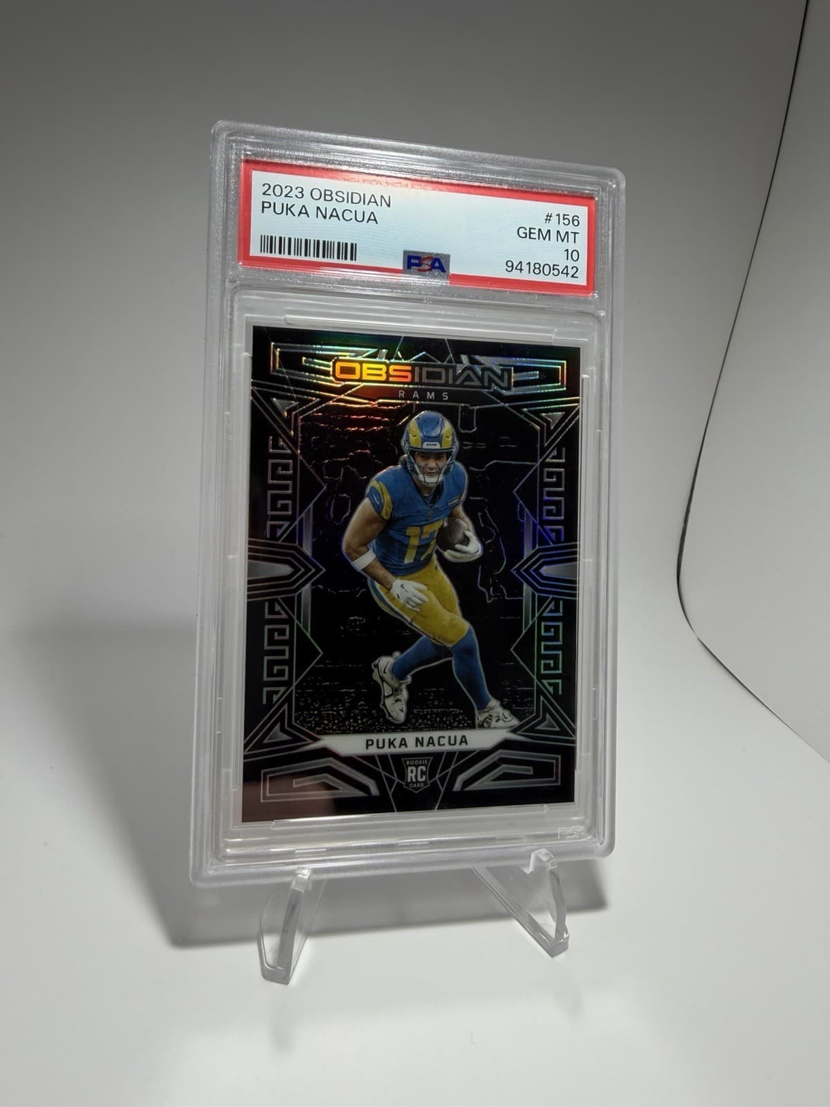 Puka Nacua Panini Obsidian #156 Base