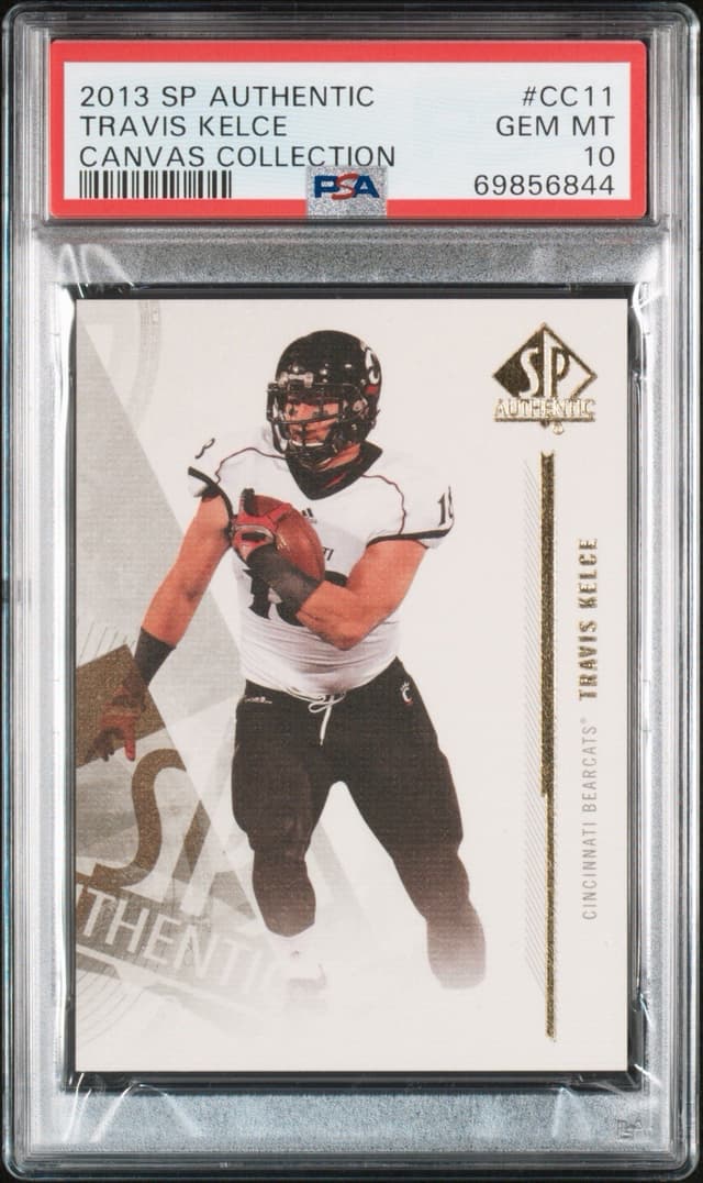 Travis Kelce SP Authentic Canvas Collection #CC11 Base