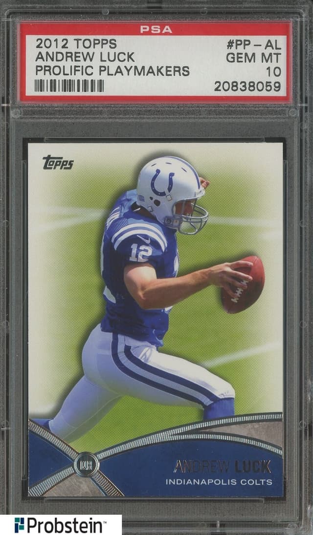 Andrew Luck Topps Prolific Playmakers #PPAL Base