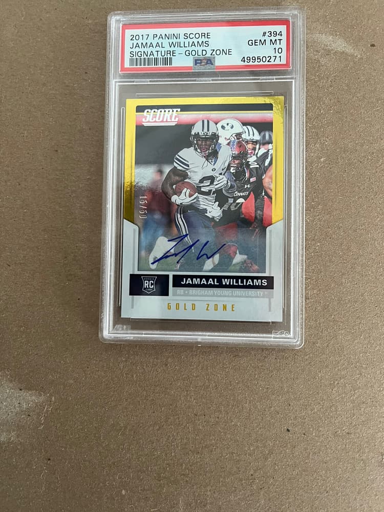 Jamaal Williams card image