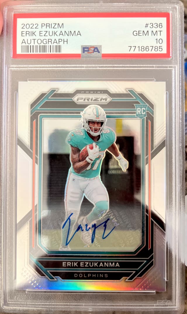 Erik Ezukanma Panini Prizm #336 Autograph