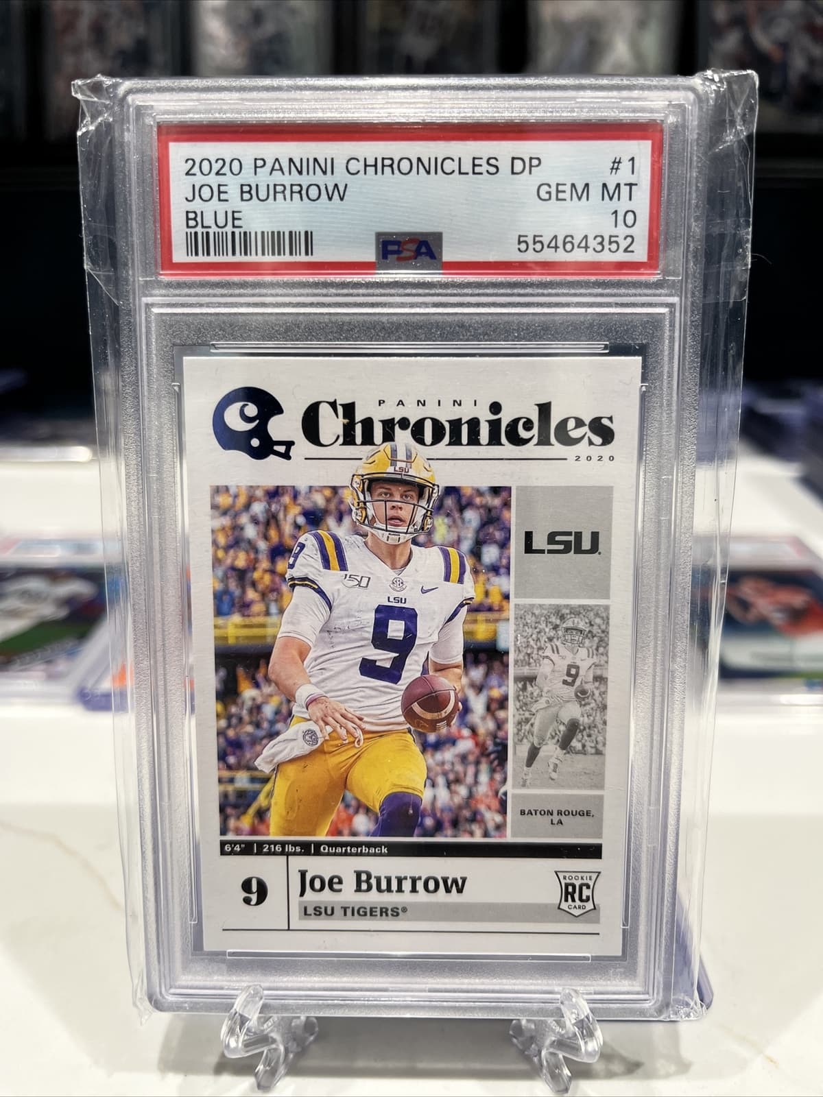 Joe Burrow Panini Chronicles Draft Picks #1 Blue