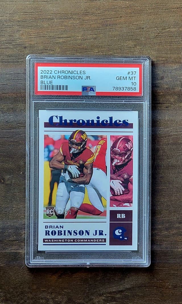 Brian Robinson Jr. Panini Chronicles #37 Blue
