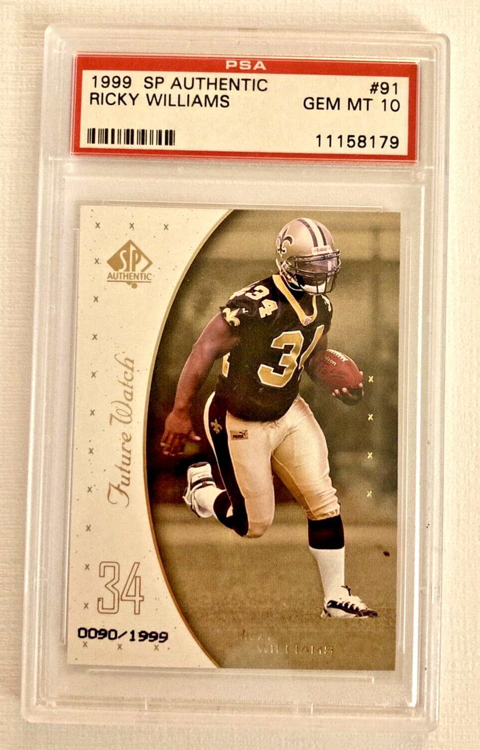 Ricky Williams SP Authentic #91 Base