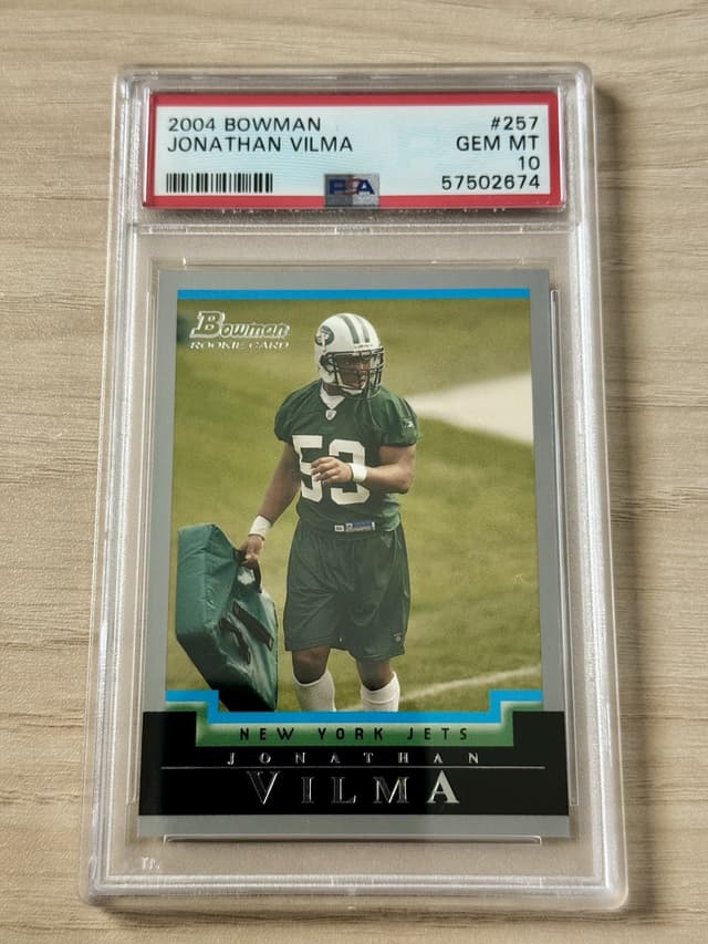 Jonathan Vilma Bowman #257 Base