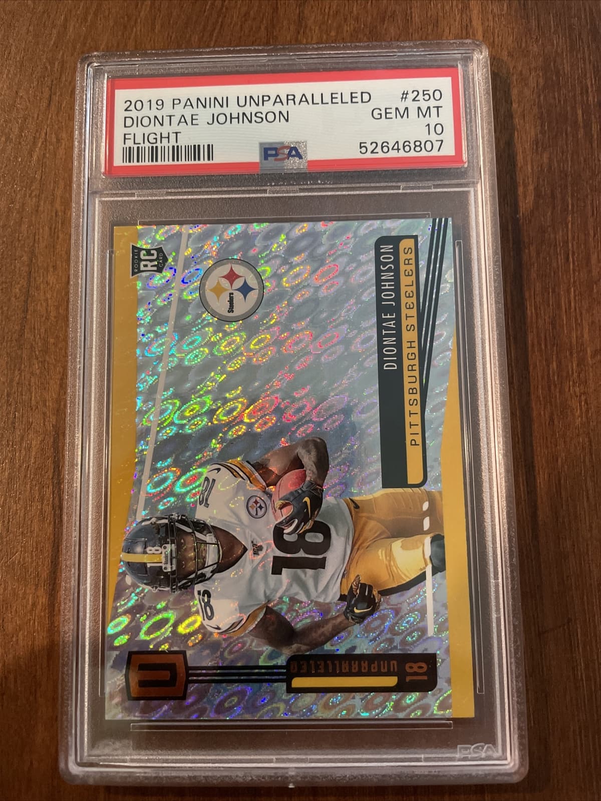 Diontae Johnson Panini Unparalleled #250 Flight