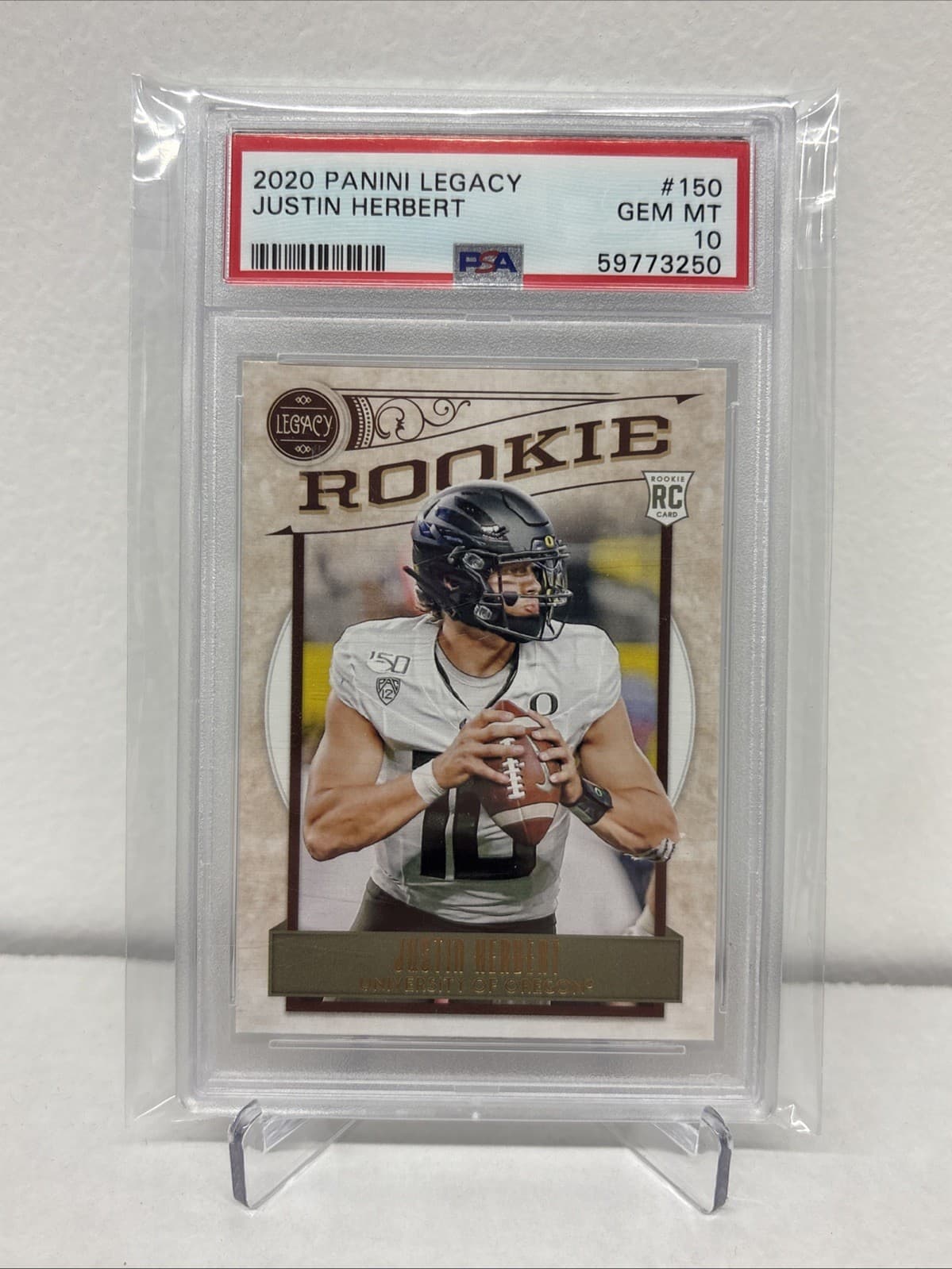 Justin Herbert Panini Legacy #150 Base