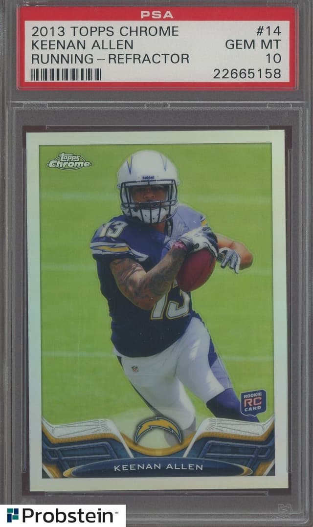 Keenan Allen Topps Chrome #14 Refractor