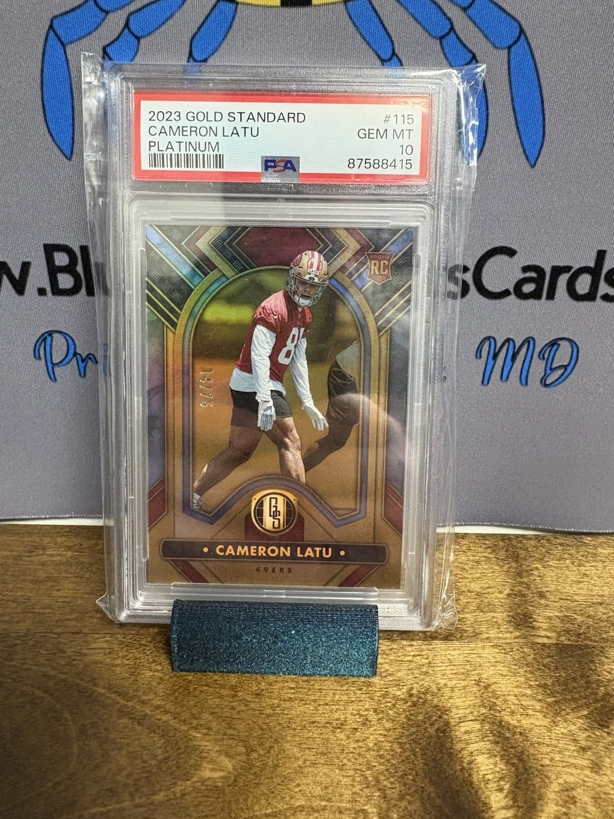 Cameron Latu Panini Gold Standard #115 Platinum