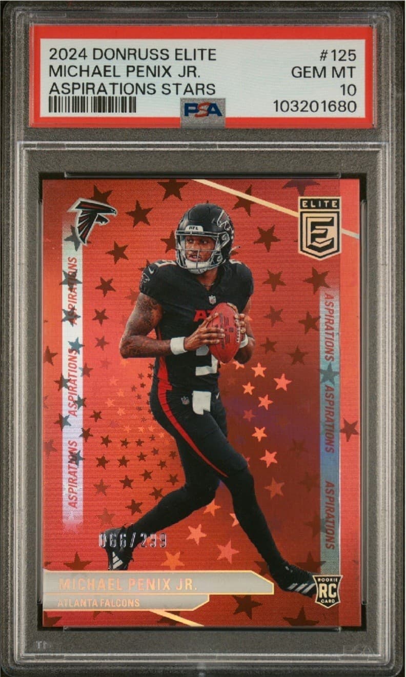 Michael Penix Panini Donruss Elite #125 Aspirations Stars