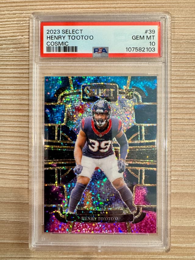 Henry To'oTo'o Panini Select #39 Cosmic