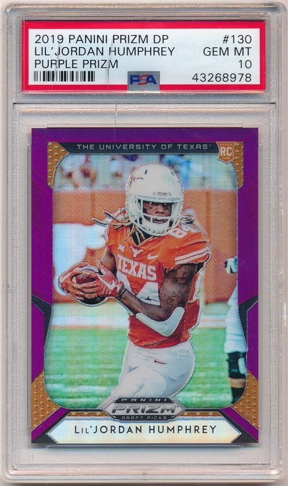 Lil'Jordan Humphrey Panini Prizm Draft Picks #130 Purple Prizm