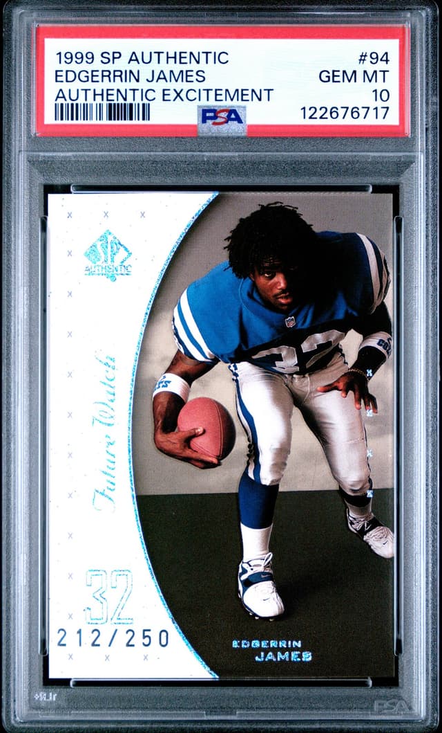 Edgerrin James SP Authentic #94 Authentic Excitement