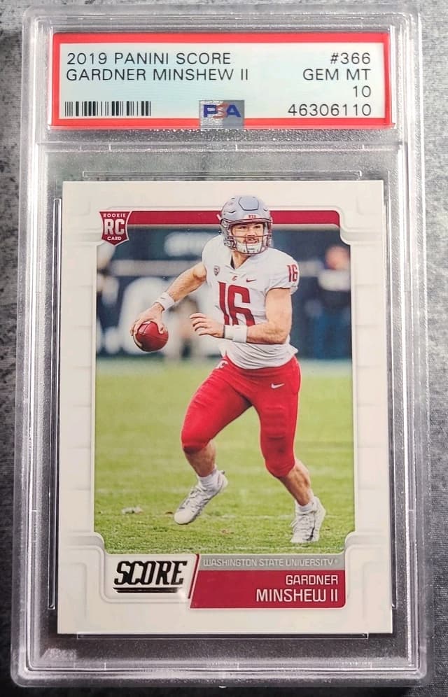 Gardner Minshew II Panini Score #366 Base