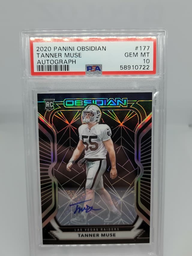 Tanner Muse Panini Obsidian #177 Autograph