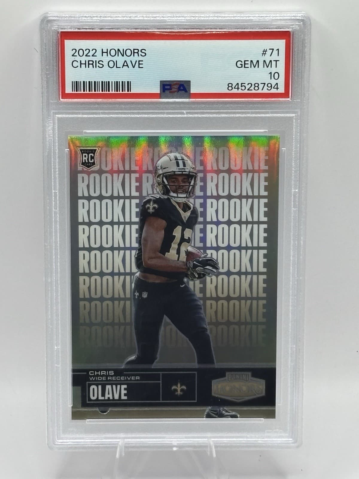 Chris Olave Panini Honors #71 Base