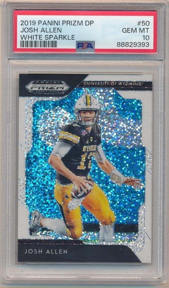 Josh Allen Panini Prizm Draft Picks #50 White Sparkle