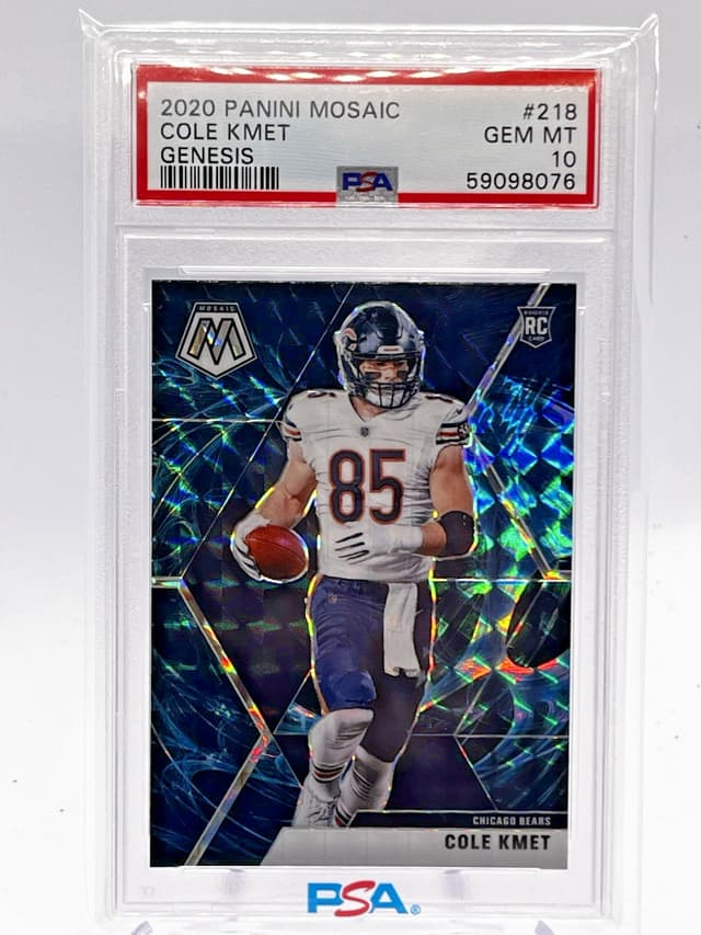 Cole Kmet Panini Mosaic #218 Genesis