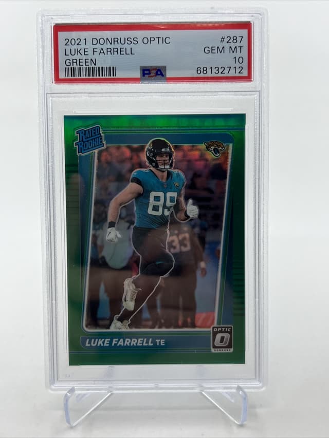 Luke Farrell Panini Donruss Optic #287 Green