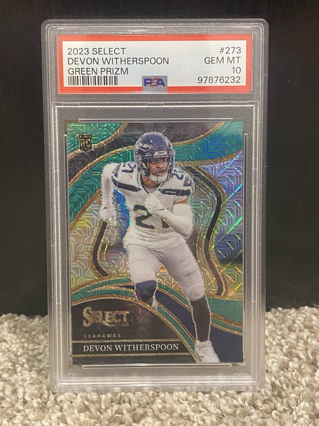 Devon Witherspoon Panini Select #273 Green Prizm