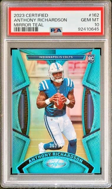 Anthony Richardson Panini Certified #162 Mirror Teal