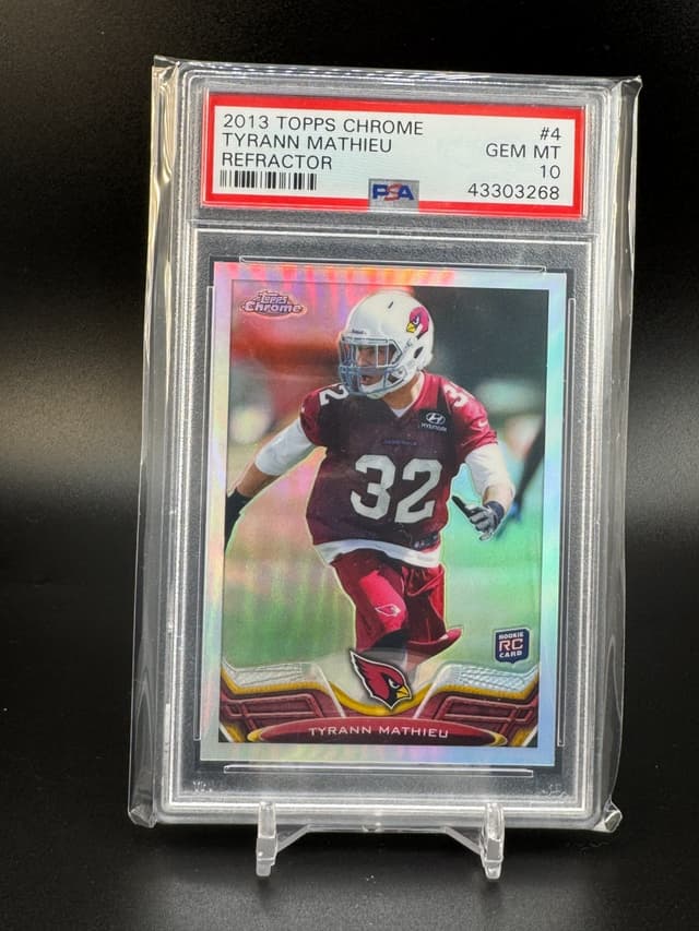 Tyrann Mathieu Topps Chrome #4 Prizm Refractor
