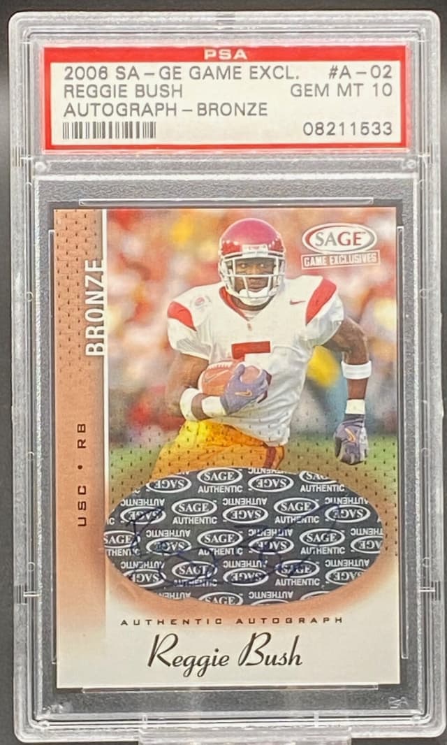 Reggie Bush SA-GE Game Exclusives Autograph #A02 Autograph-Bronze