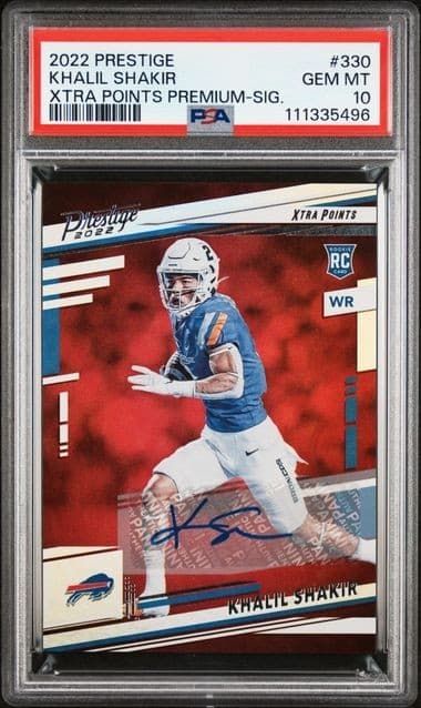 Khalil Shakir Panini Prestige #330 Xtra Points Premium Signature