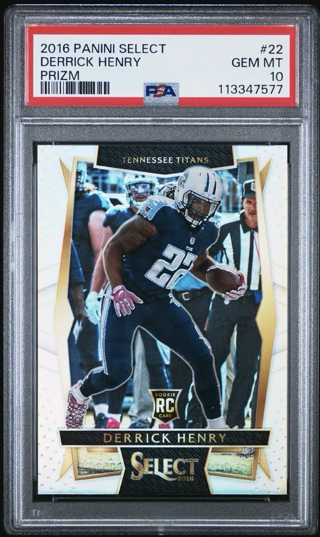 Derrick Henry Panini Select #22 Prizm