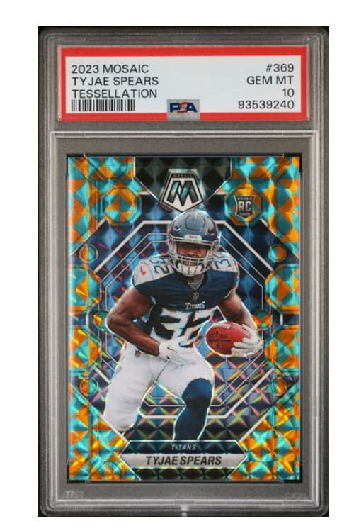 Tyjae Spears Panini Mosaic #369 Tessellation