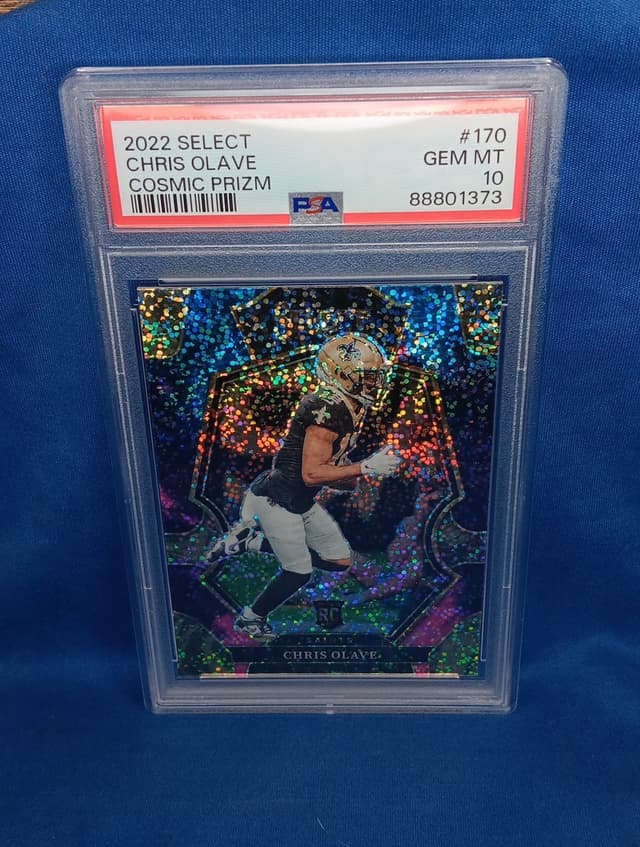 Chris Olave Panini Select #170 Cosmic Prizm