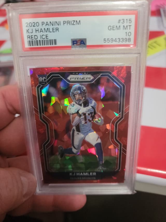 KJ Hamler Panini Prizm #315 Red Ice