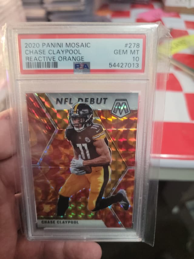 Chase Claypool Panini Mosaic #278 Reactive Orange