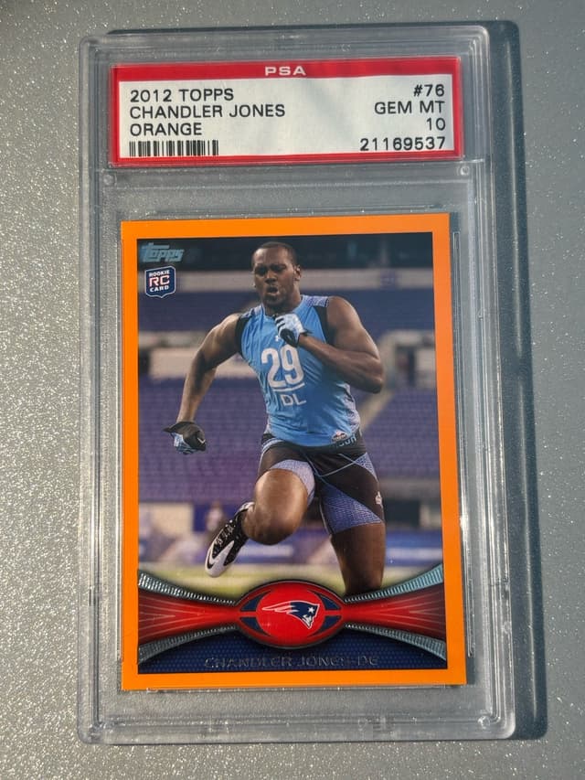 Chandler Jones Topps #76 Orange