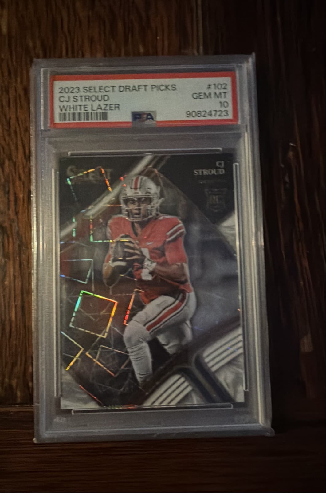 C.J. Stroud Panini Select Draft Picks #102 White Lazer