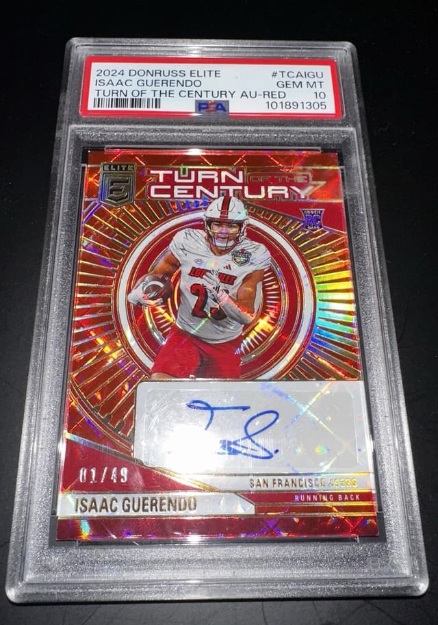 Isaac Guerendo Panini Donruss Elite Turn of the Century Autographs #IGU Red