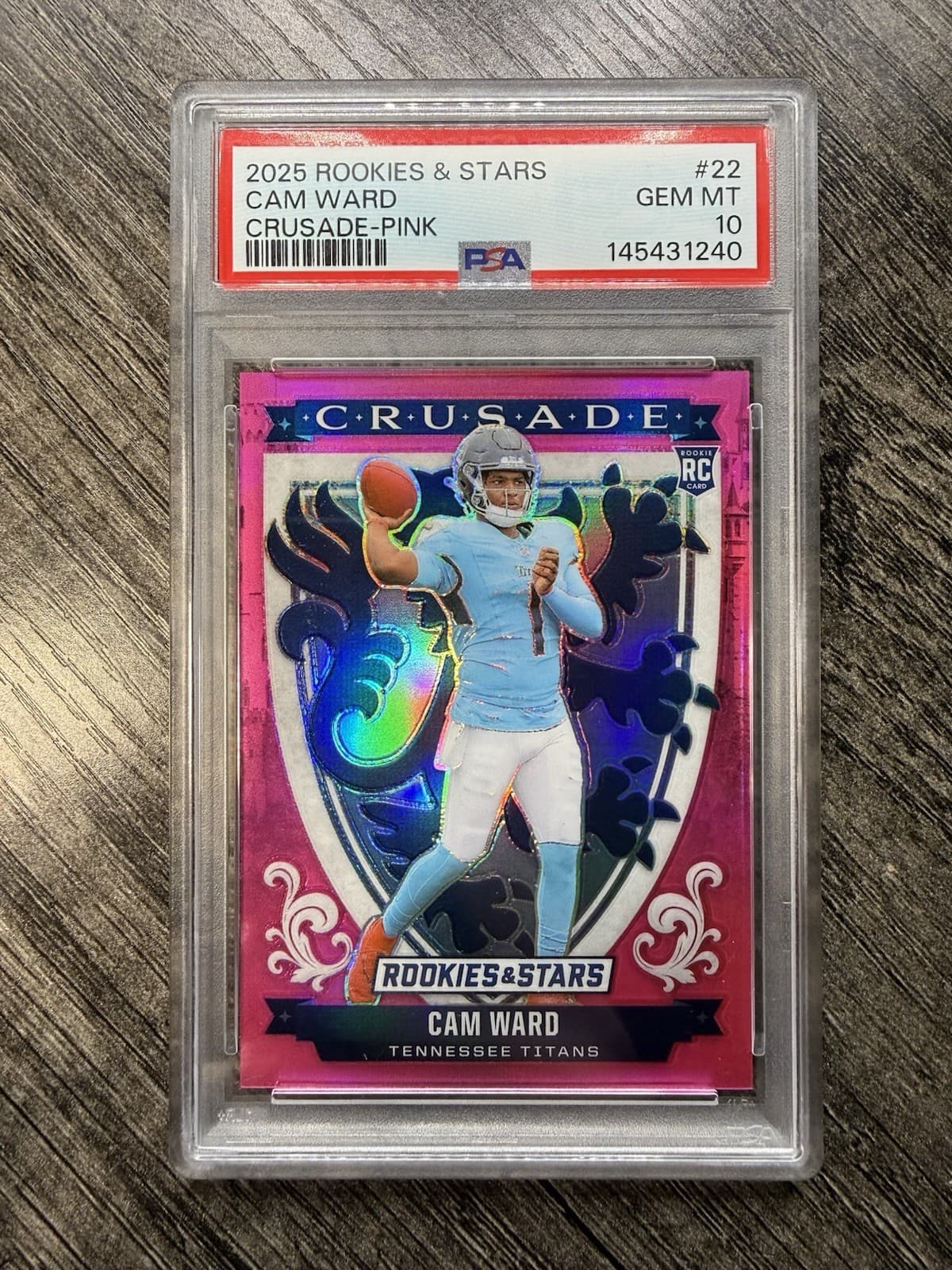 Cam Ward Panini Rookies & Stars Crusade #22 Pink