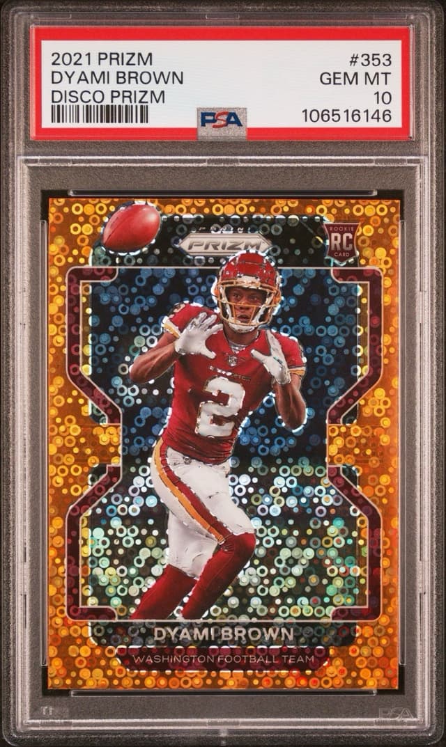 Dyami Brown Panini Prizm #353 Disco Prizm