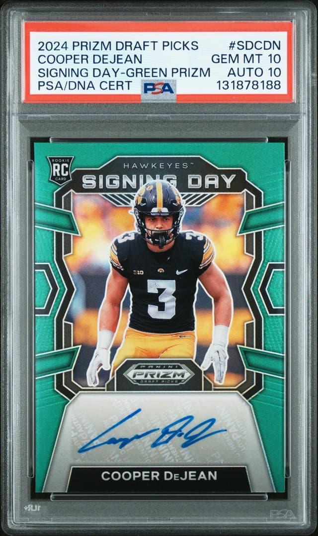 Cooper DeJean Panini Prizm Draft Picks Signing Day #SDCDN Base