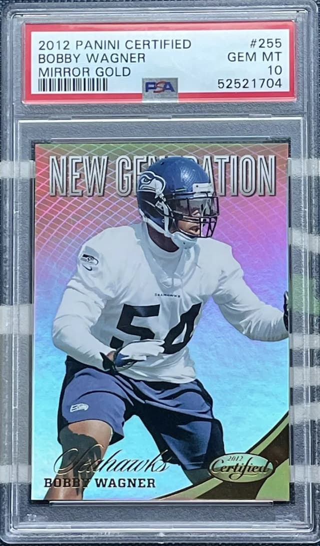 Bobby Wagner Panini Certified #255 Mirror Gold